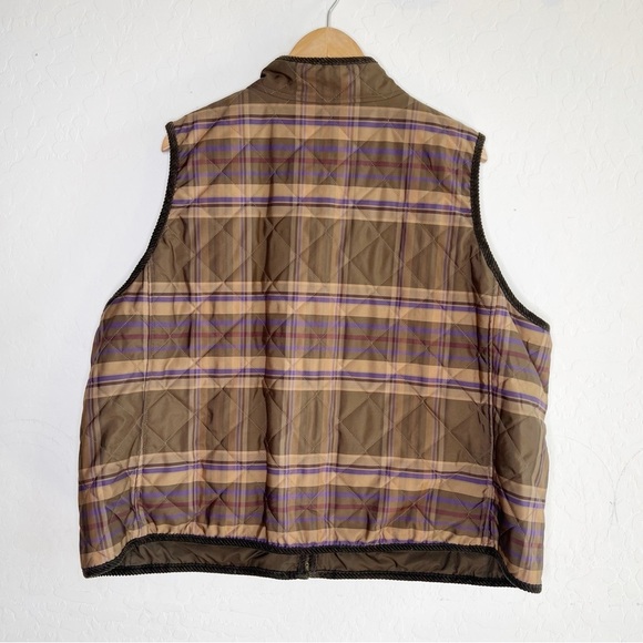 Ralph Lauren LRL Crest Hunting Plaid Shooting Reversible Vest - Picture 2 of 9